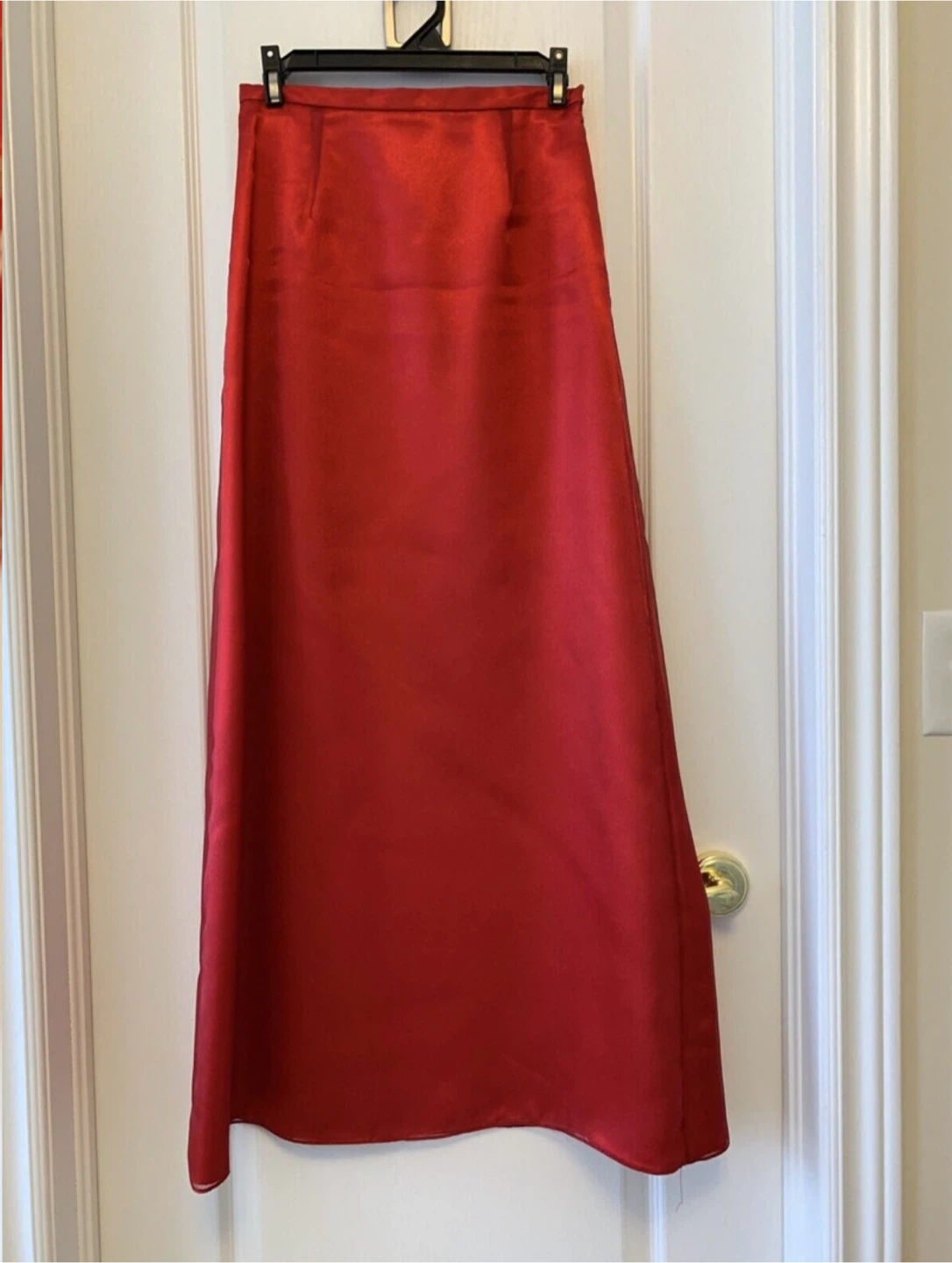 Red Brocade Kimono Top with Floral Design - photo 4