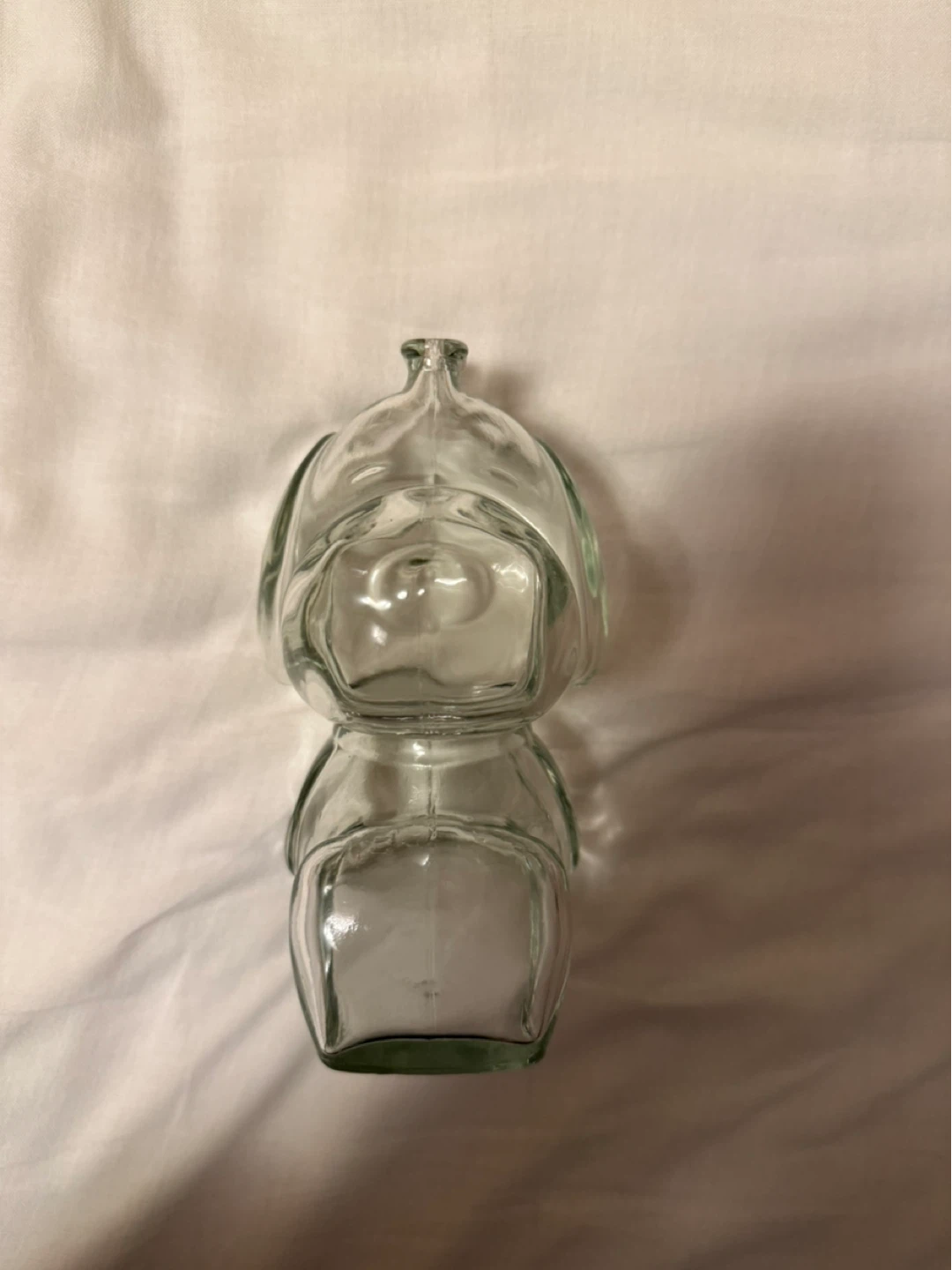 Vintage Snoopy clear glass piggy bank - photo 2