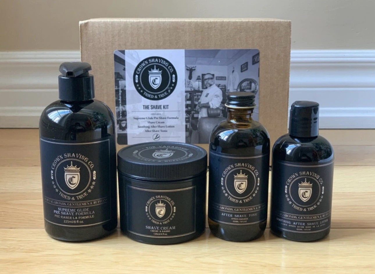 NEW! Crown Shaving Co, The Shave Kit