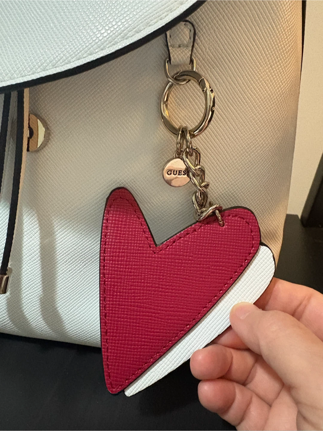 New Guess Backpack with Heart Charm - photo 2