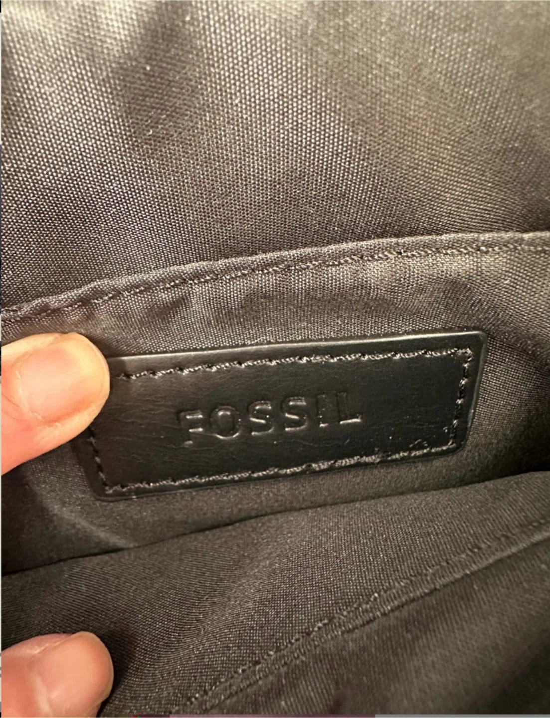 NEW! Fossil Leather Messenger Bag - photo 4