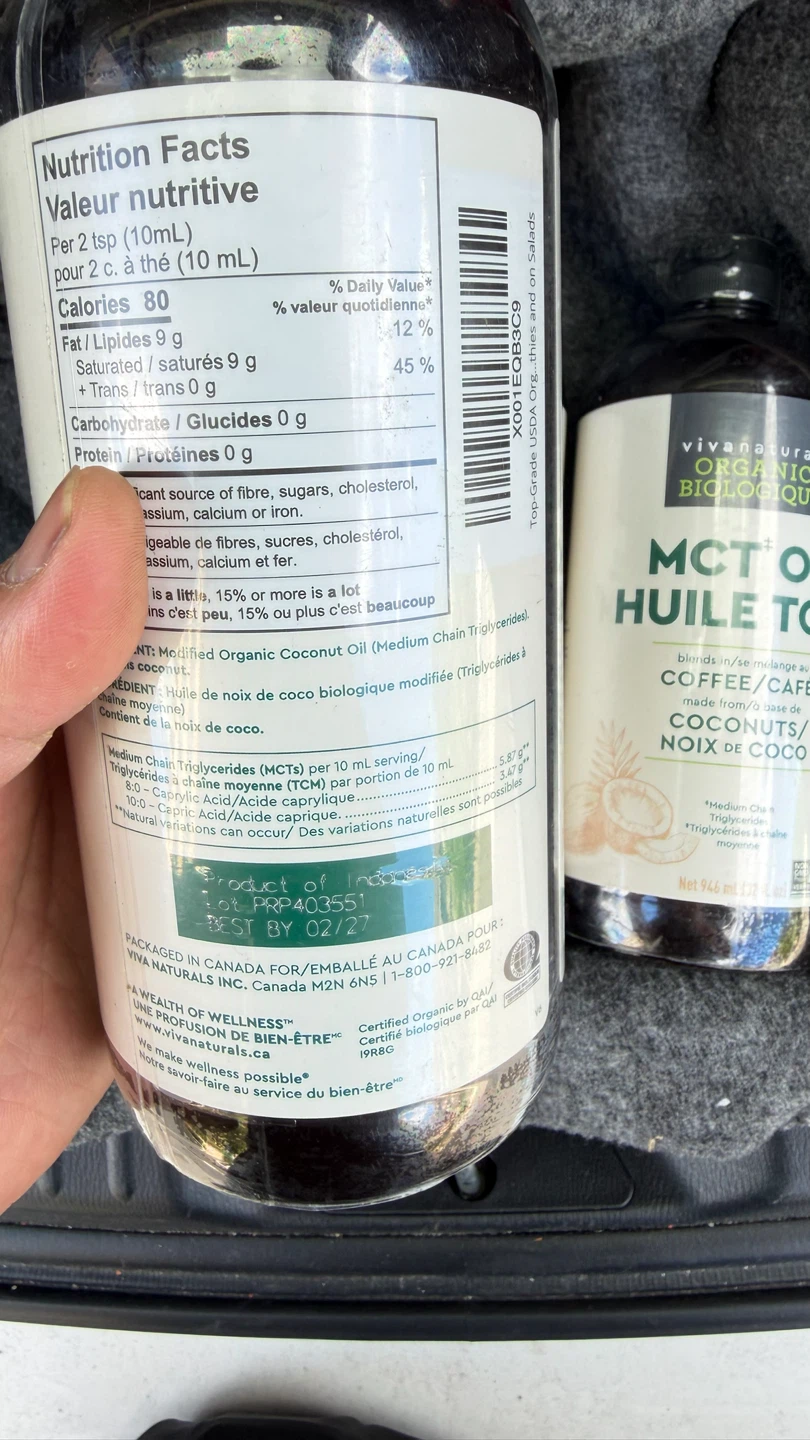 Viva Naturals Organic MCT Oil Coffee - 3 Pack - photo 2