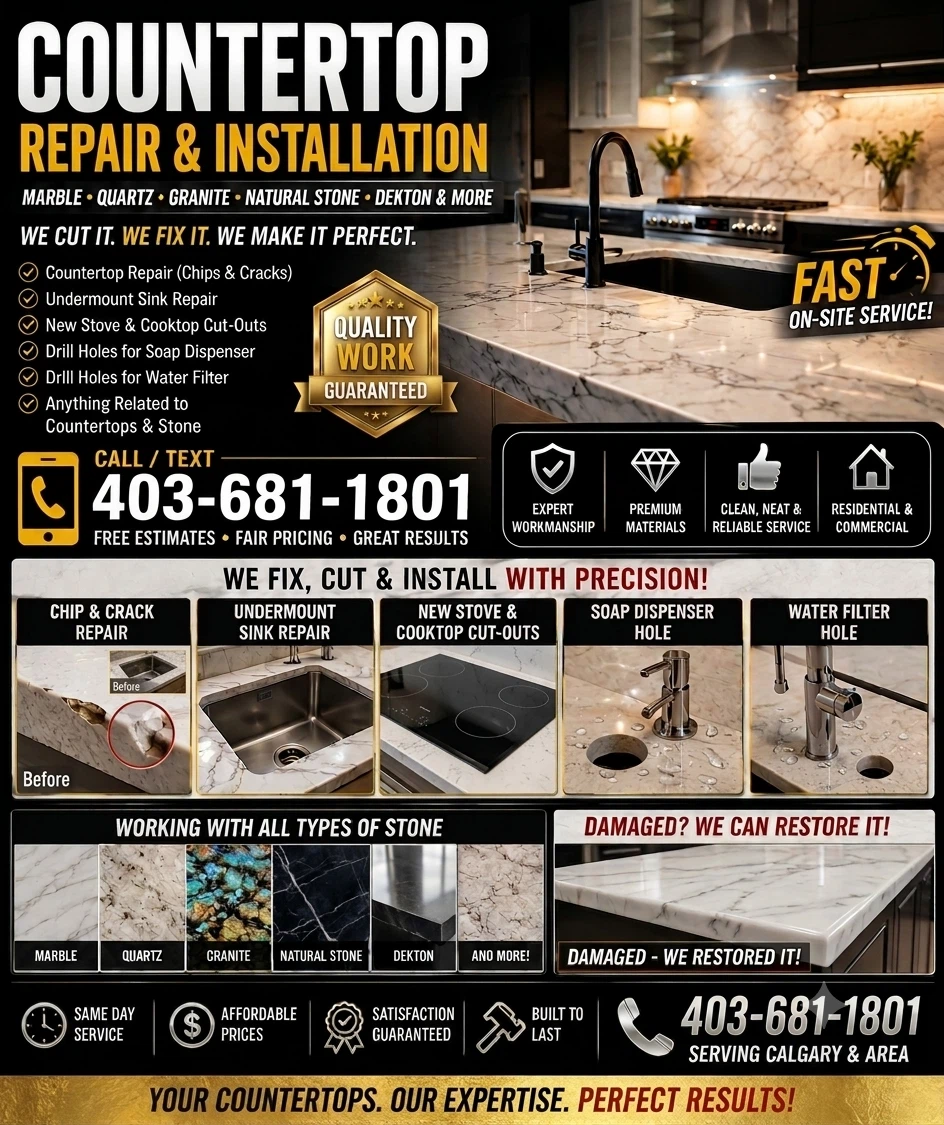 Countertop Repair & Installation Services