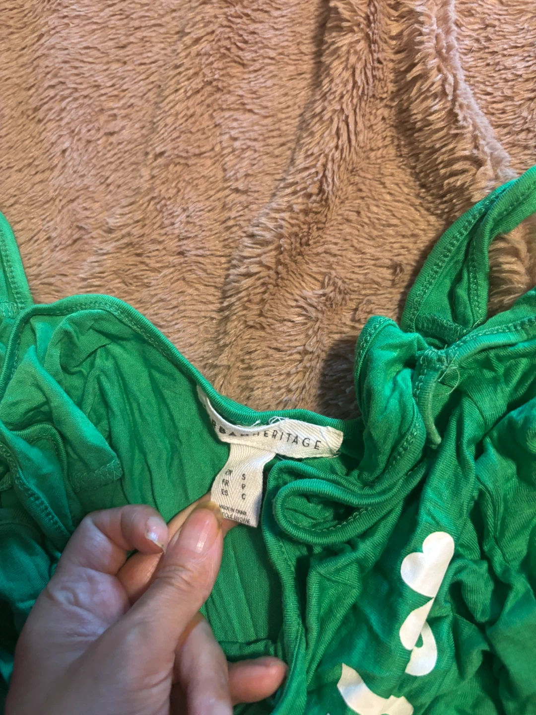 Soho Heritage Green 'Lucky Charm' Graphic Bodysuit - photo 2