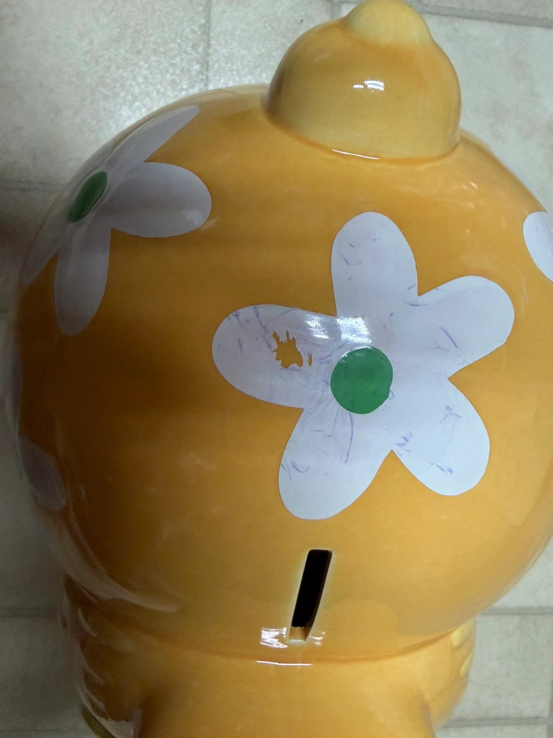Vintage 1997 ceramic large Garfield bank - photo 4