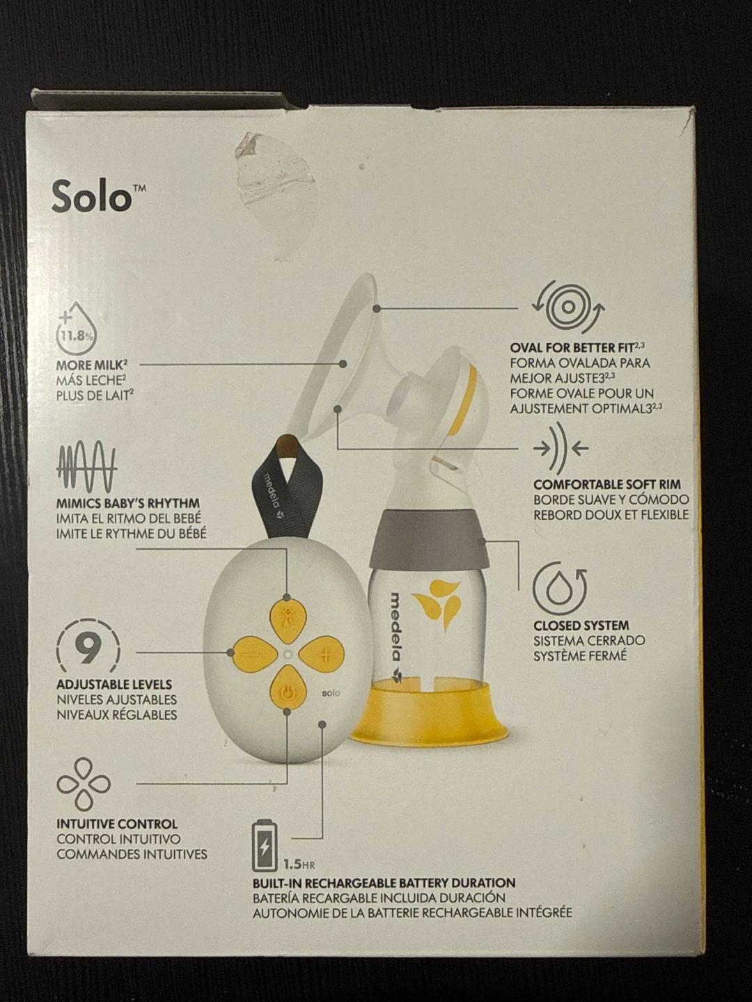 Medela Solo Single Electric Breast Pump - photo 3