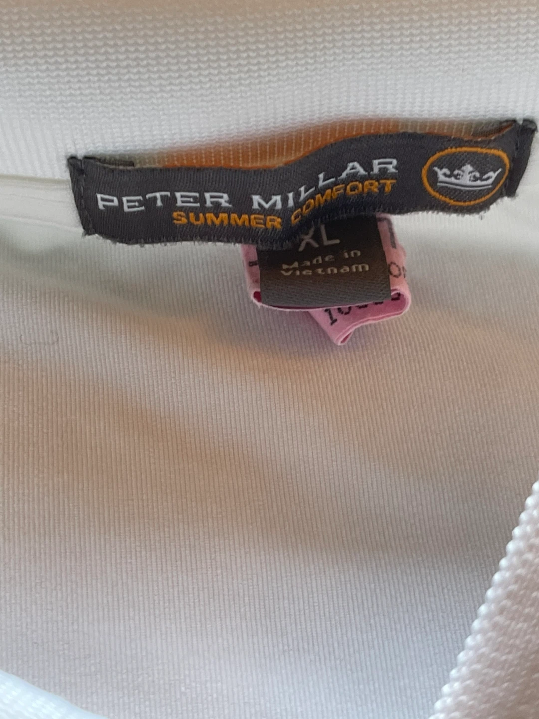 Peter Millar Summer Comfort Polo Shirt XL White - photo 4