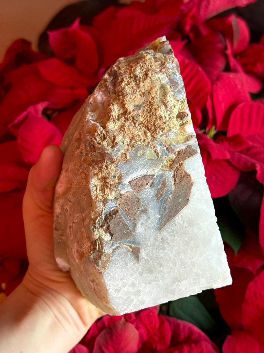 Natural Large Heavy Polished Brazilian Quartz Bookend - photo 4