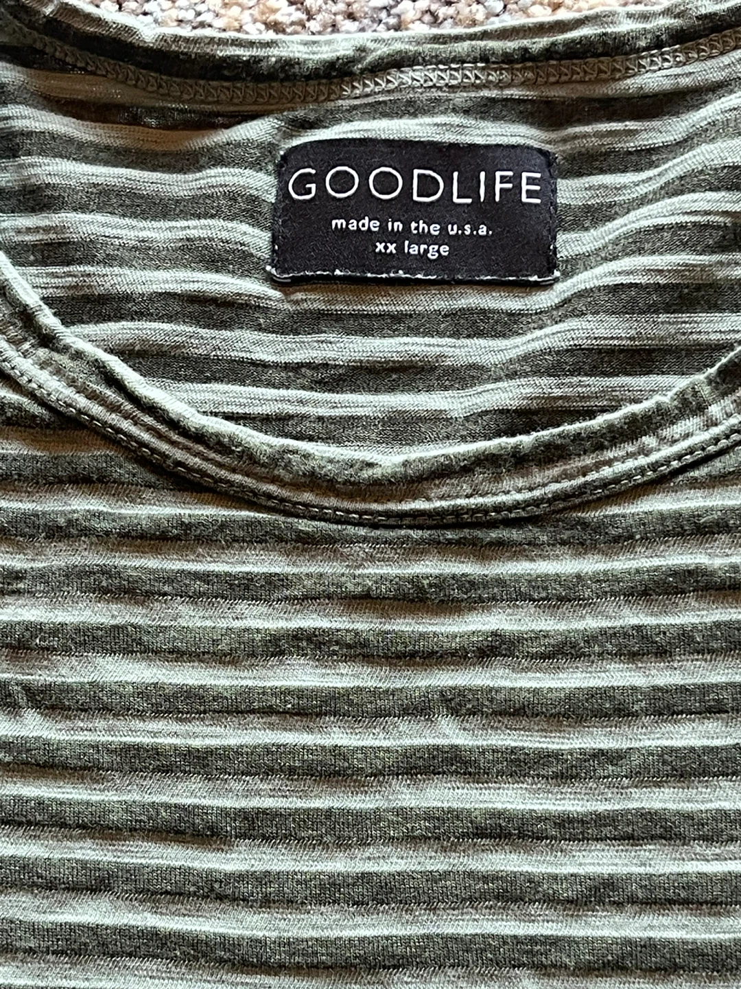 GOODLIFE Striped T-Shirt - XX Large - photo 3