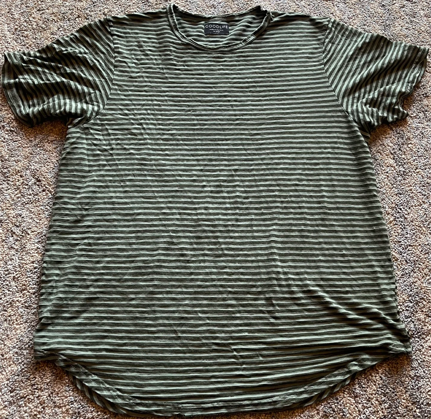 GOODLIFE Striped T-Shirt - XX Large