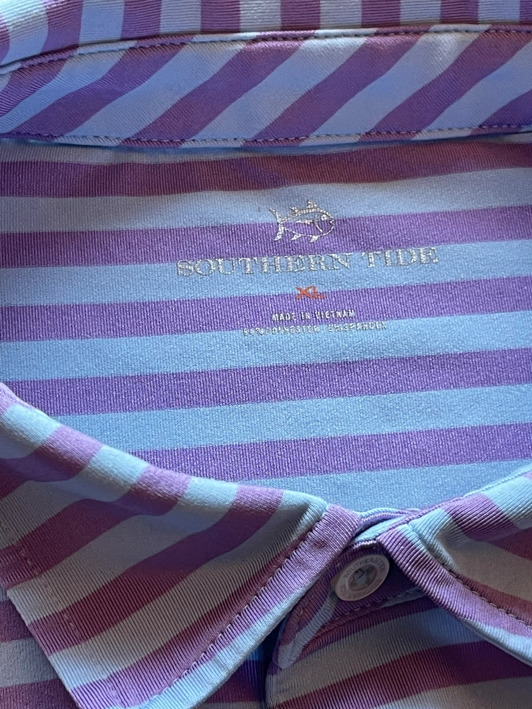 Southern Tide Striped Polo Shirt - XL - photo 3