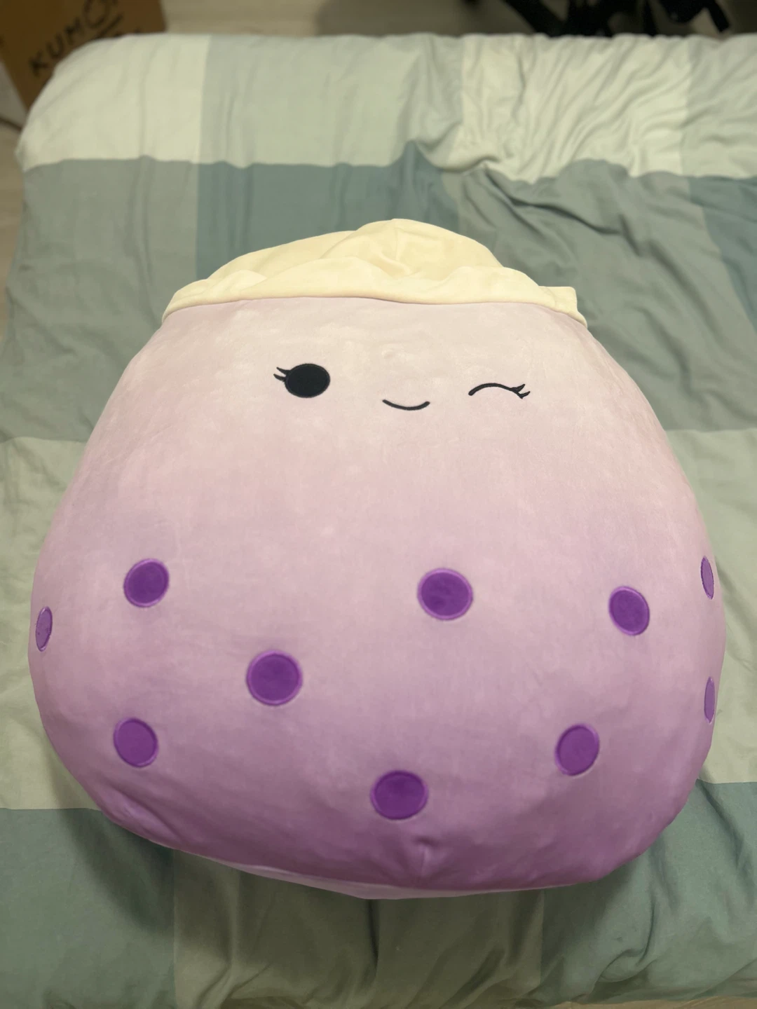 Squishmallow Poplina the Purple Boba Plush