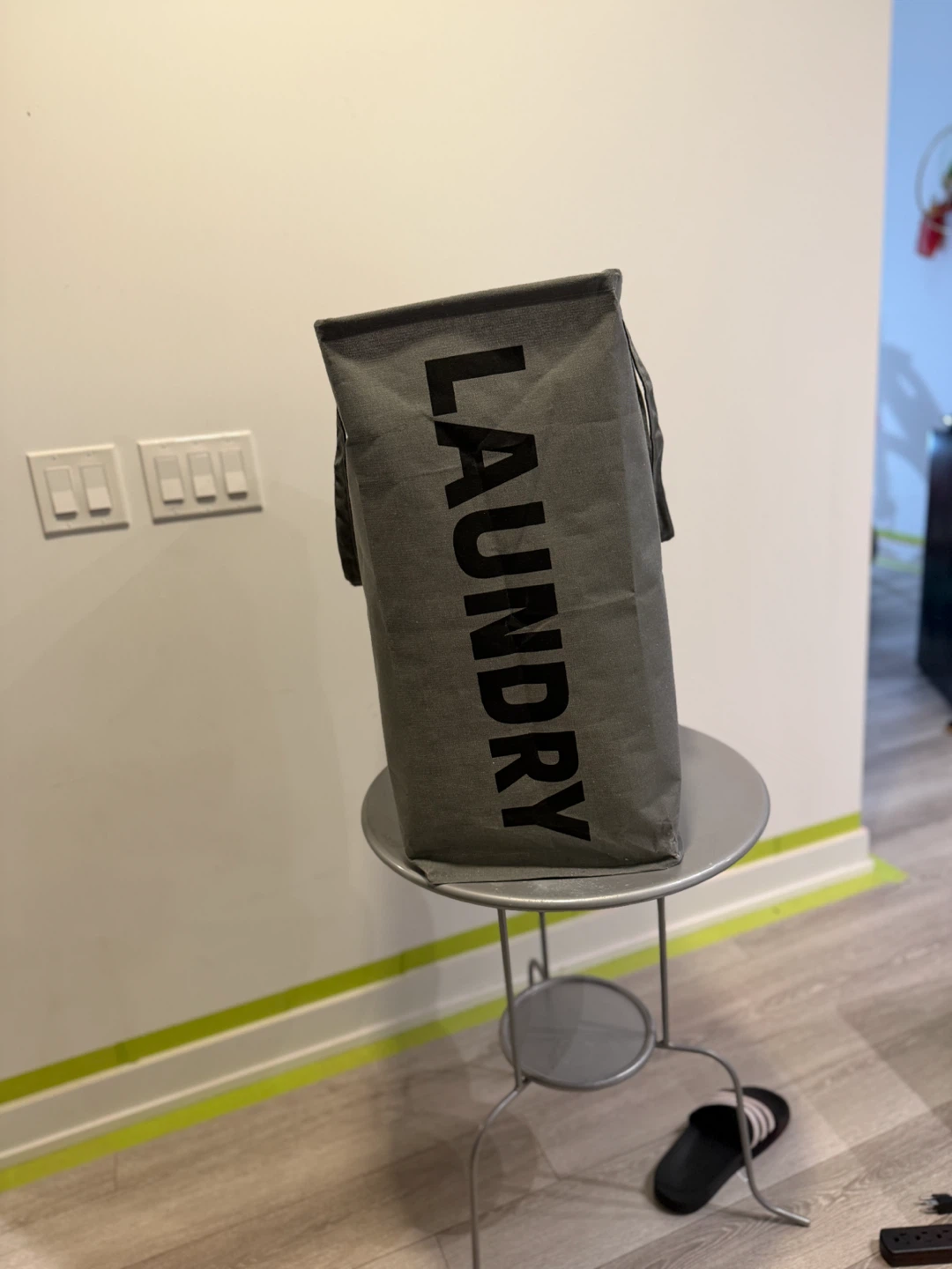 Grey Laundry Bag