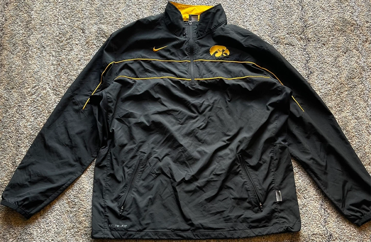 Nike Iowa Hawkeyes "Authentic" Pullover Jacket