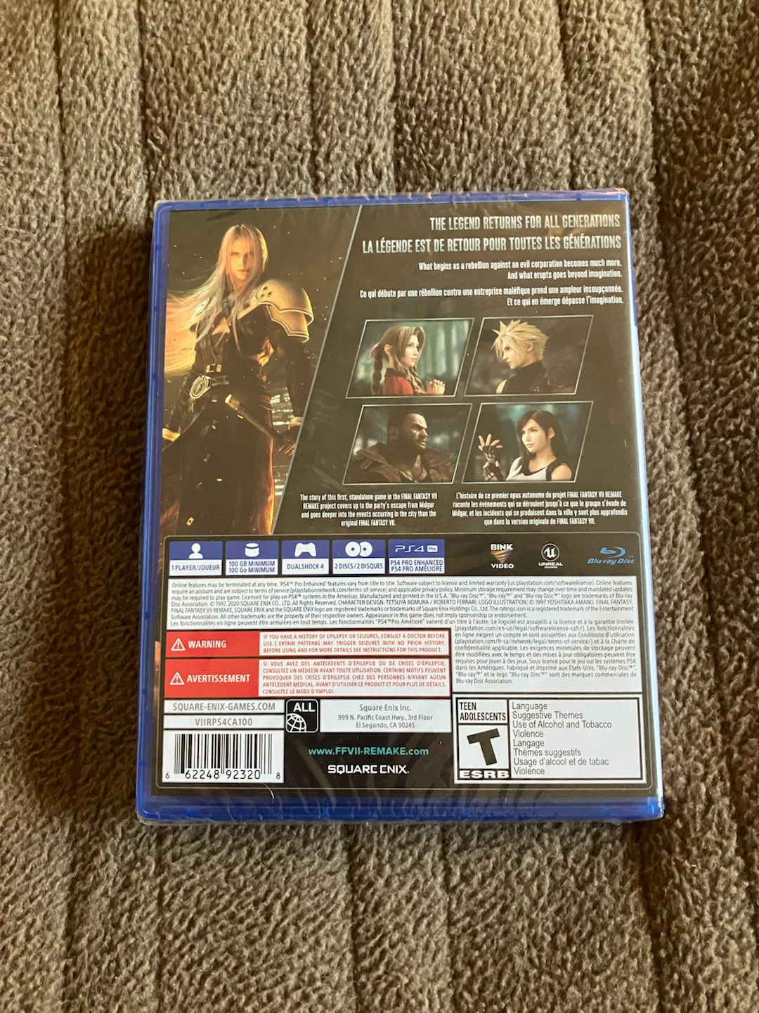Final Fantasy 7 Remake PS4 - photo 2