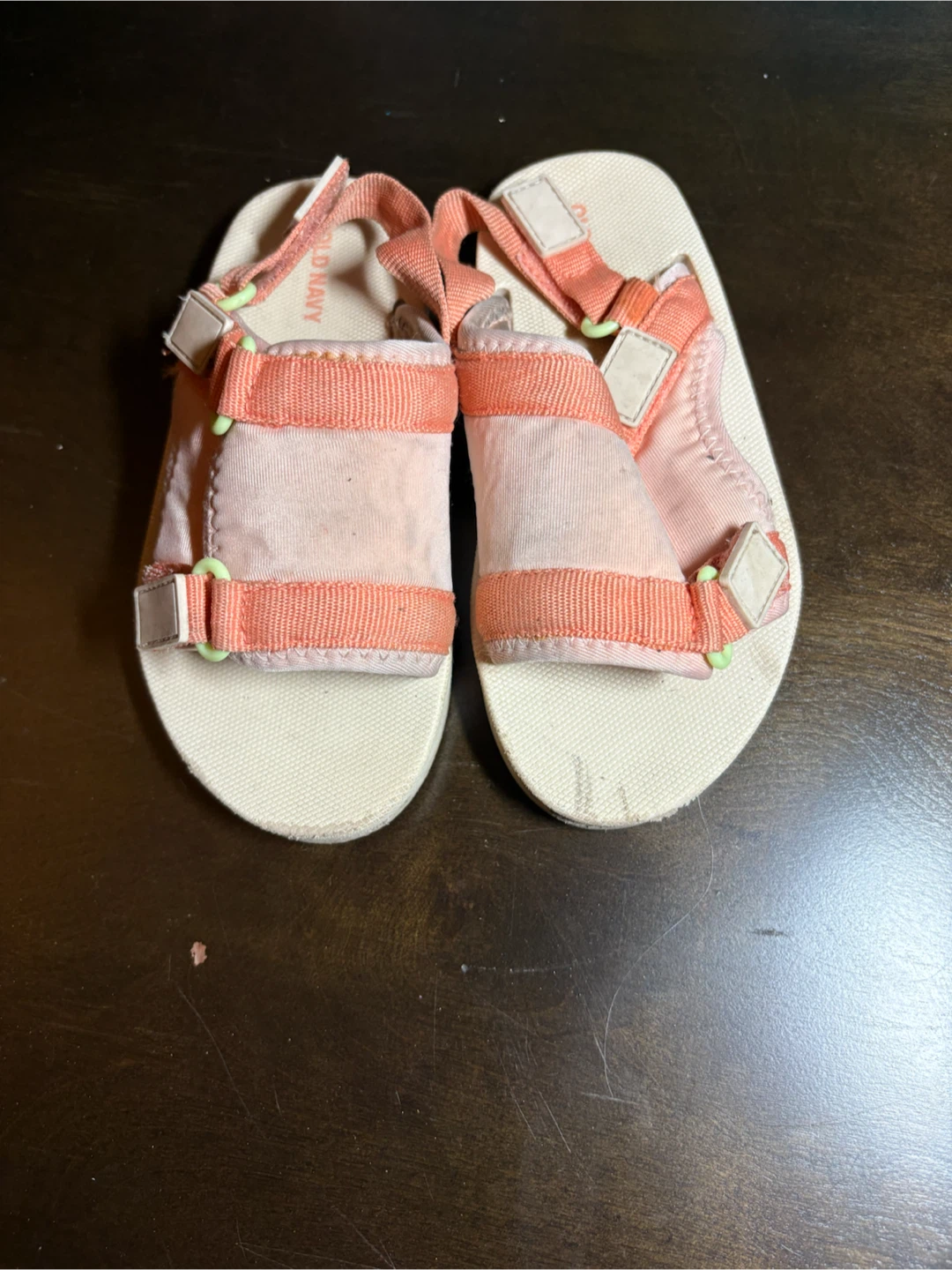 Old Navy Pink & Orange Toddler Sandals