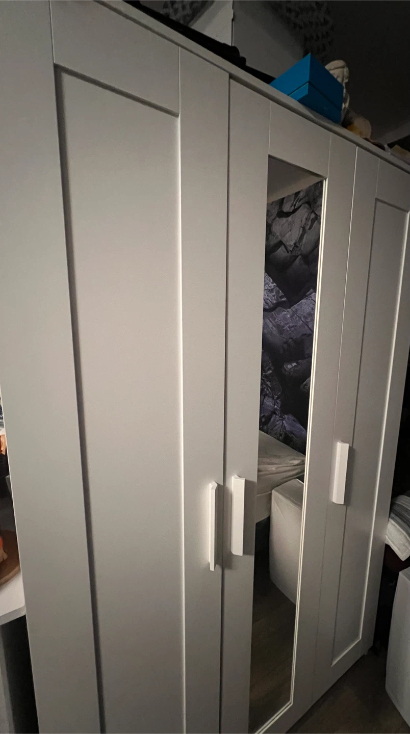 IKEA BRIMNES Wardrobe with 3 doors, white - photo 2