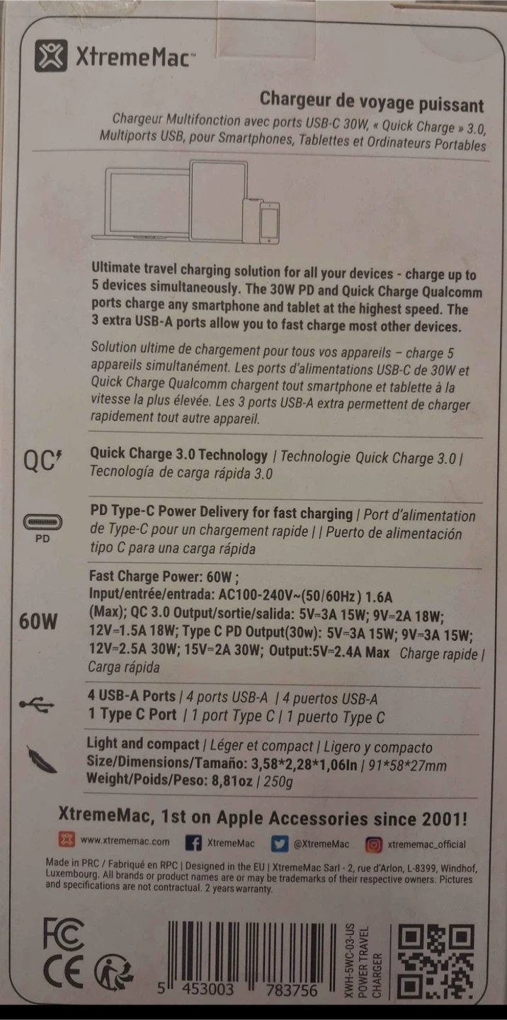 Power Travel Charger 60W - photo 2