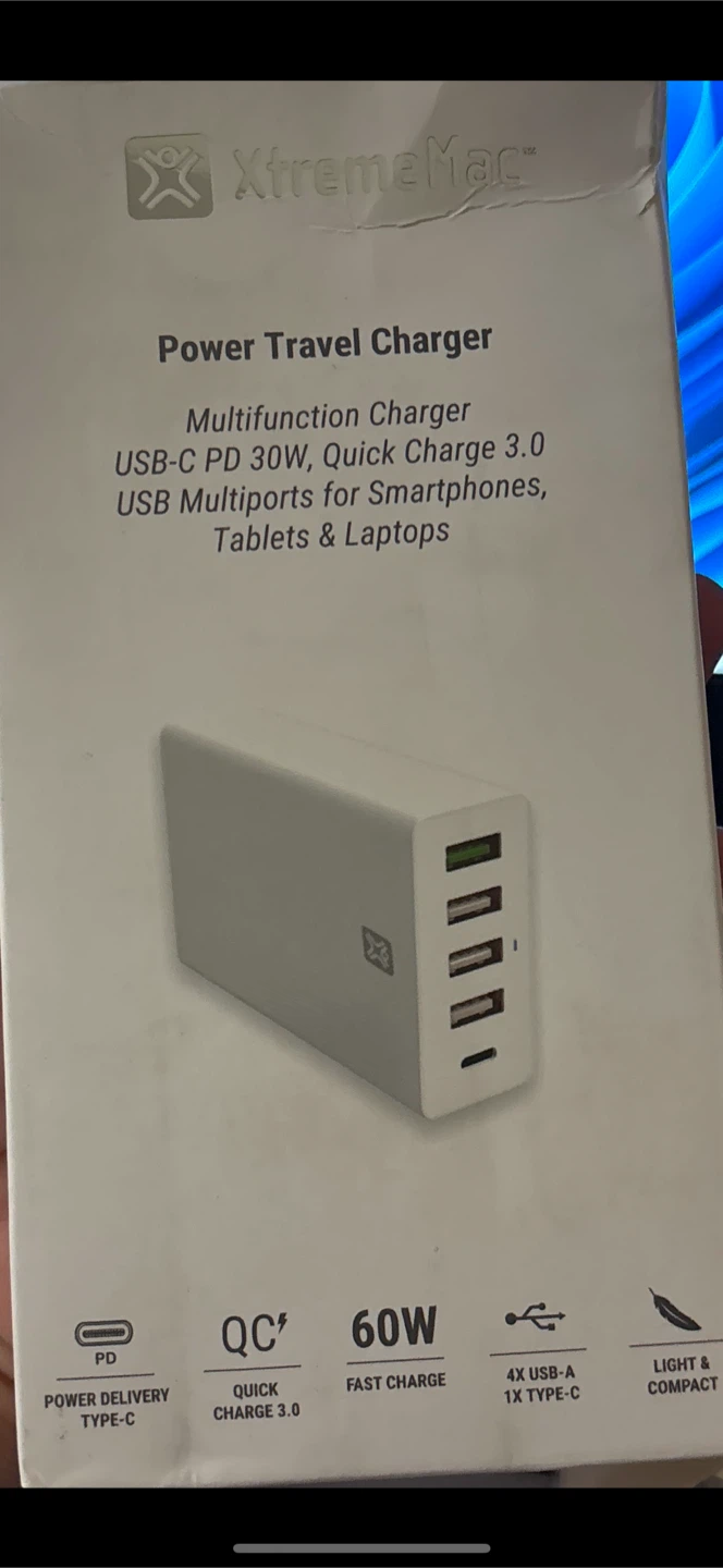 Power Travel Charger 60W