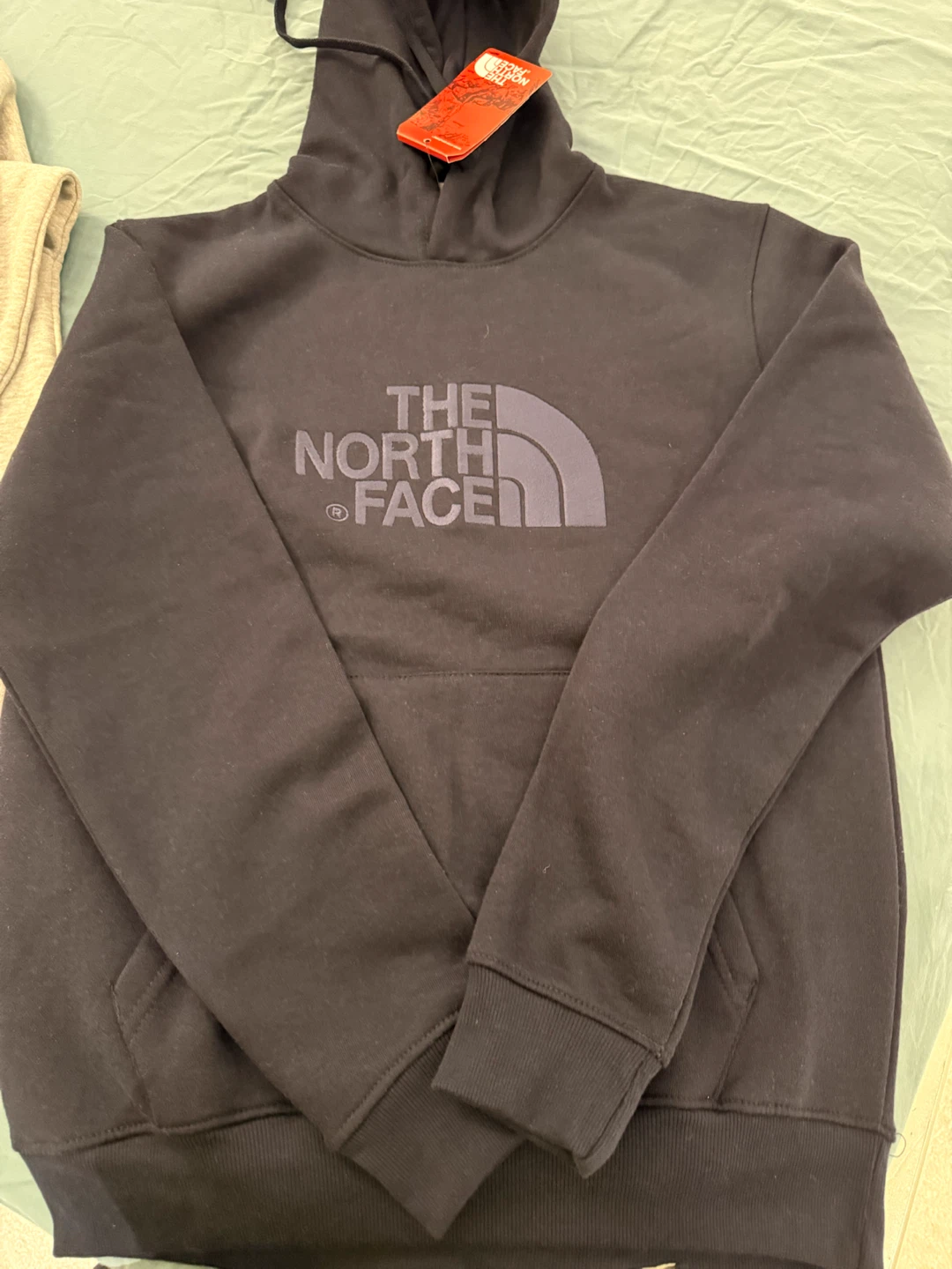 The North Face Pullover Hoodie - Navy Blue - Medium