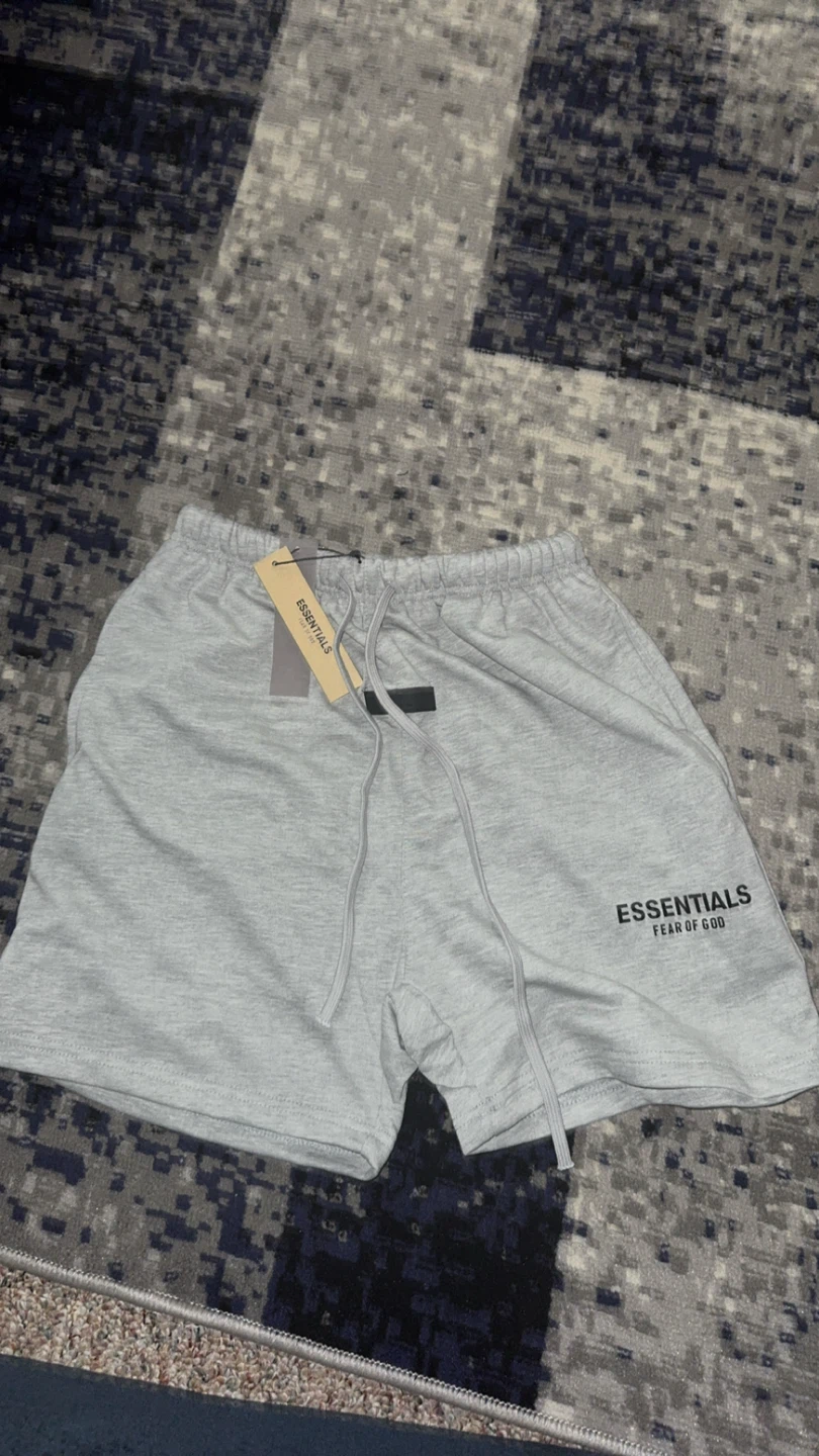 ESSENTIALS Fear of God Grey Sweat Shorts