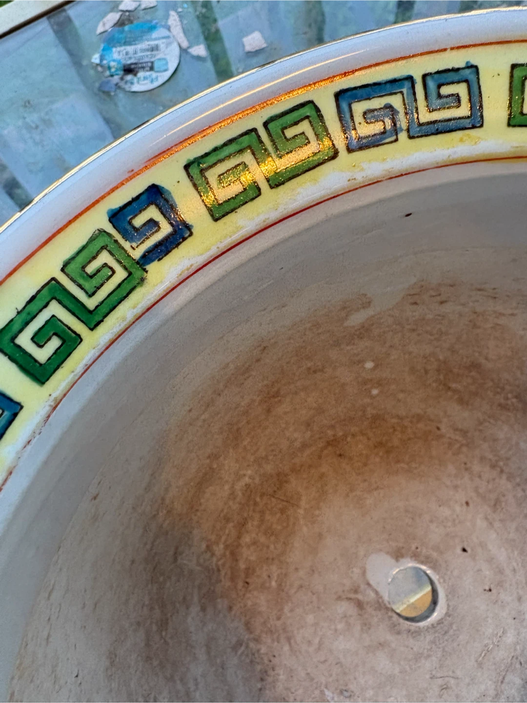 Vintage Hand Painted Decorative Ceramic Planter Pot - photo 5