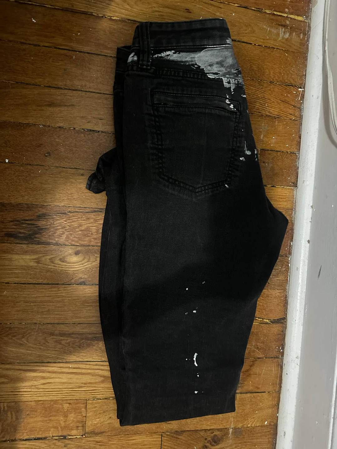 Armani Exchange Black Jeans x paint - photo 3