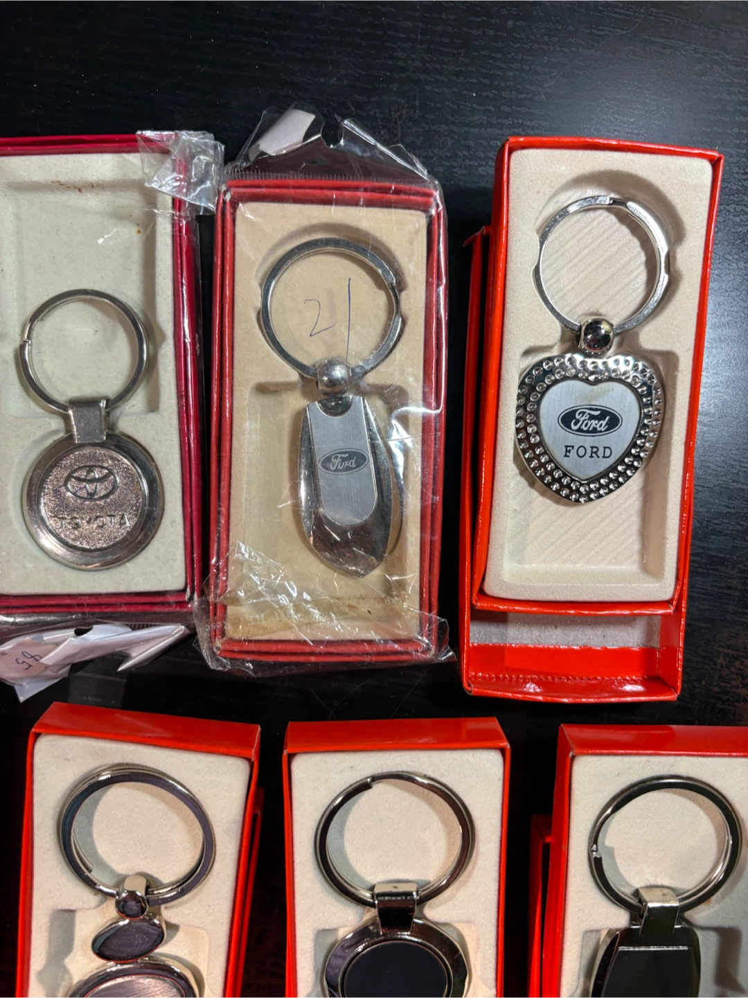 Lot of 18 new keychains with boxes. Price is for all 18 items. - photo 2