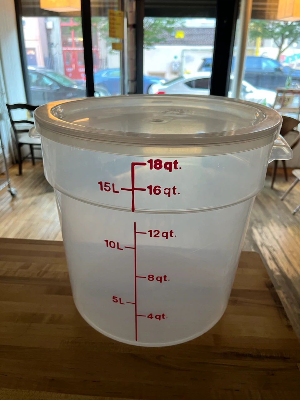 Large Plastic Food Storage Container
