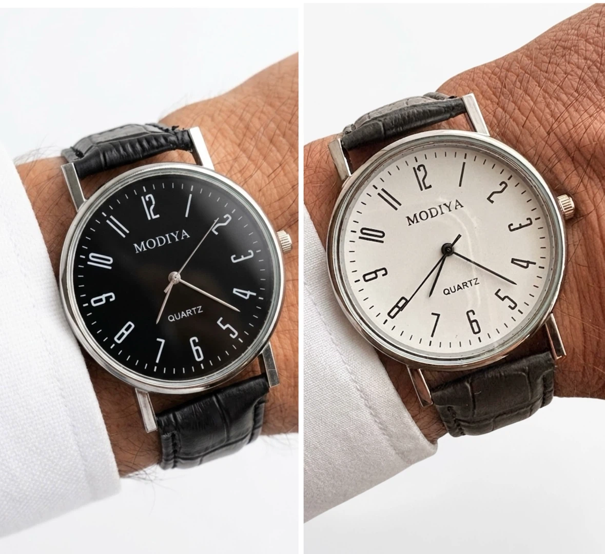 Lot of 2 Modiya Quartz Watches. Price is for both.