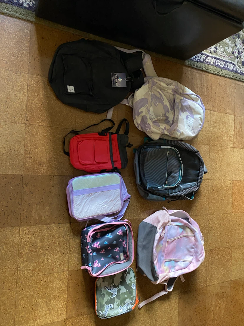 Nike Backpack and Lunch Boxes