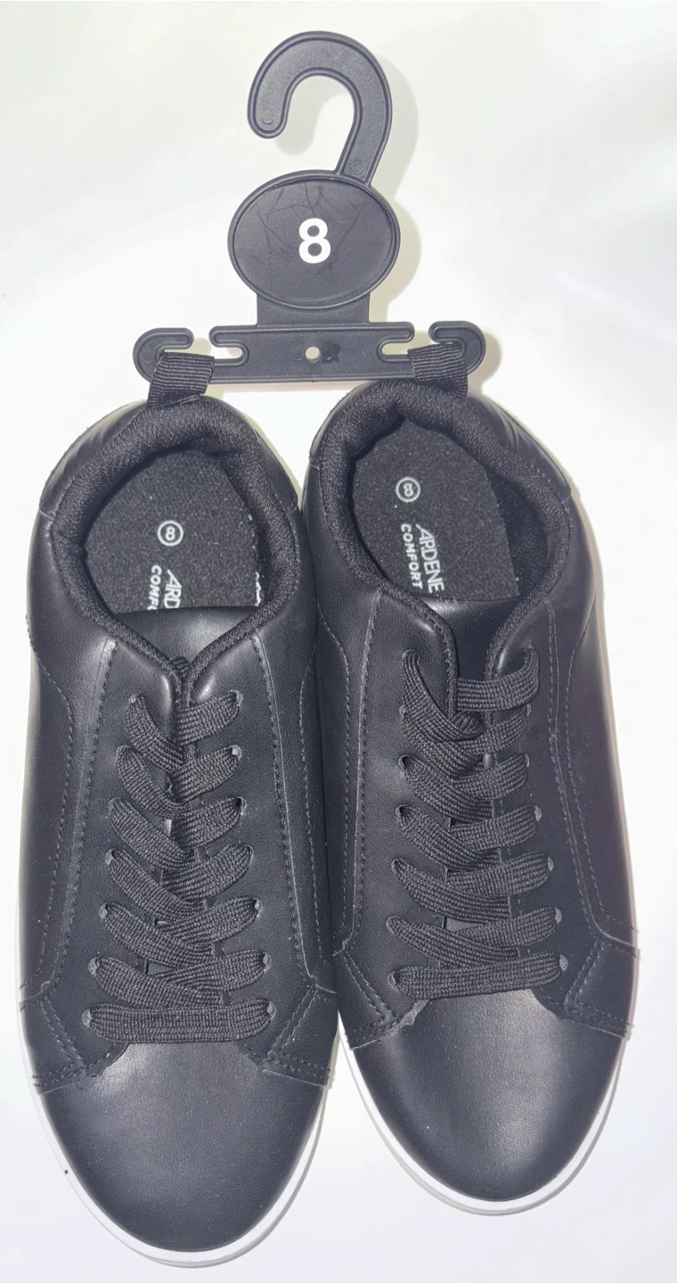 Brand New Ardene Black Sneakers Size 8 for $10 - photo 2