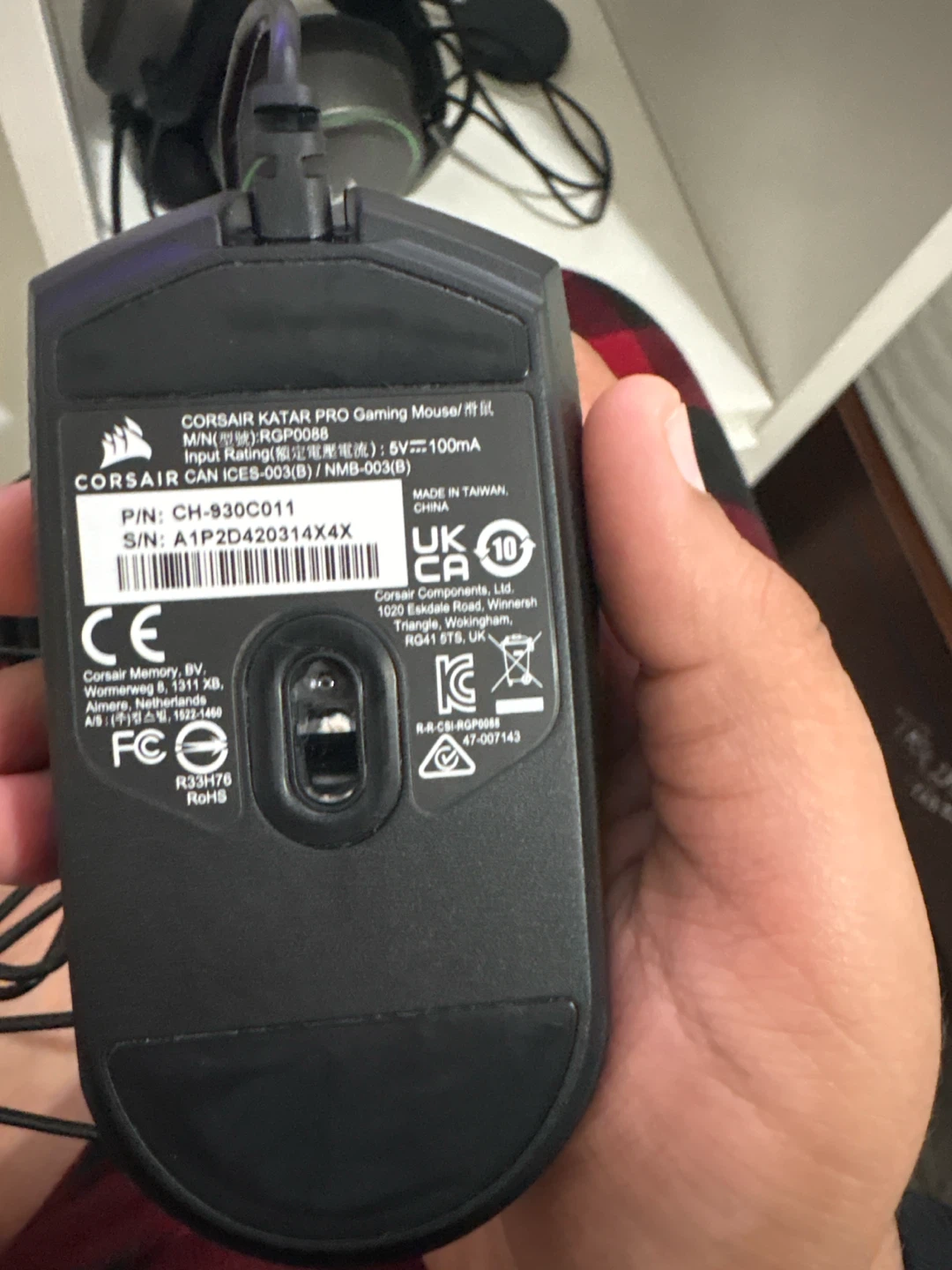 Corsair Katar Pro Gaming Mouse - photo 2