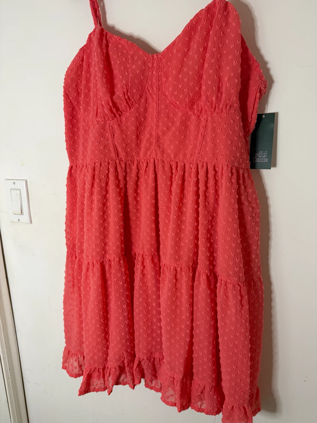 Wild Fable Magenta Tie-Shoulder Sundress (NWT) - photo 2