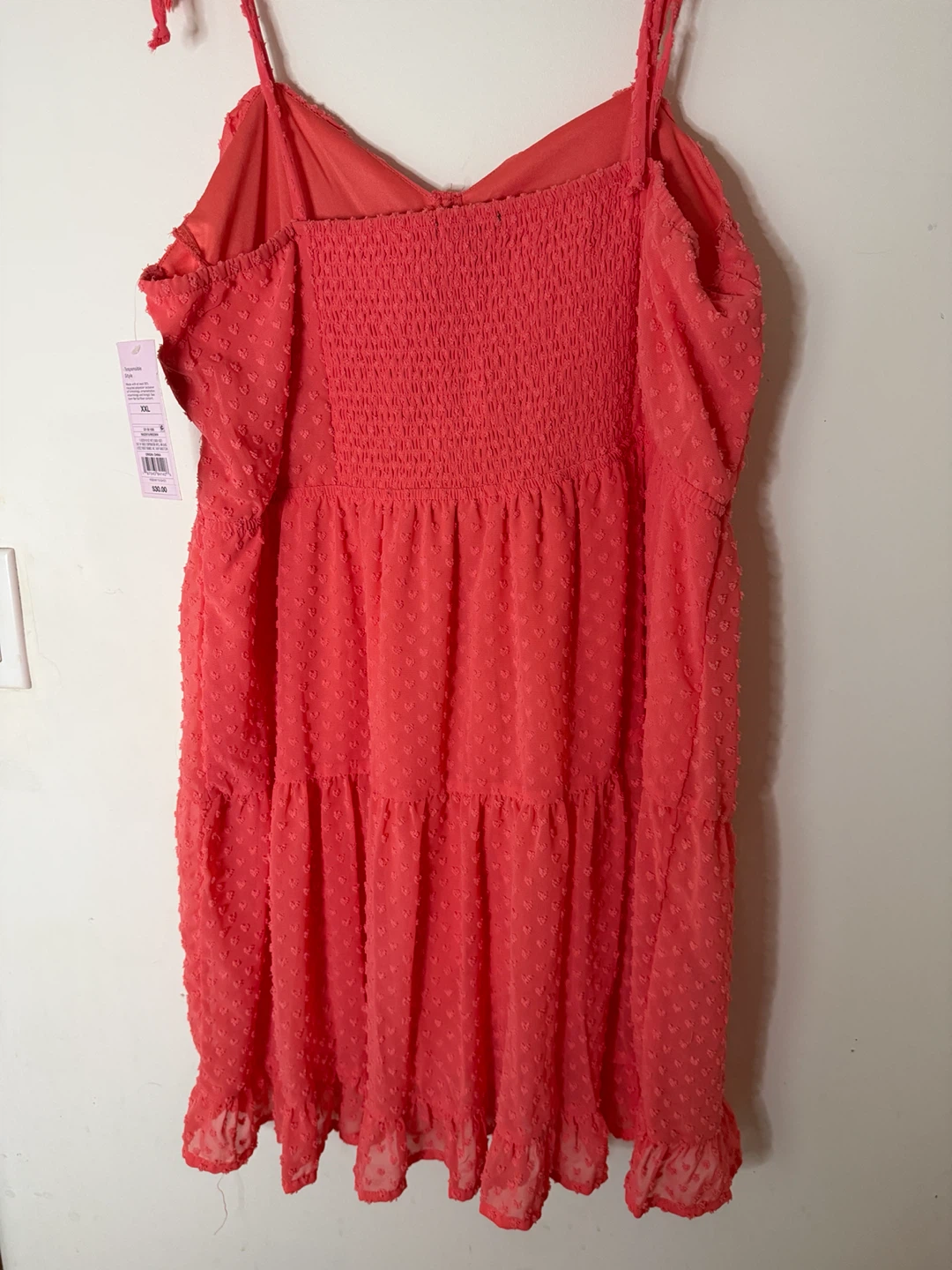 Wild Fable Magenta Tie-Shoulder Sundress (NWT) - photo 3