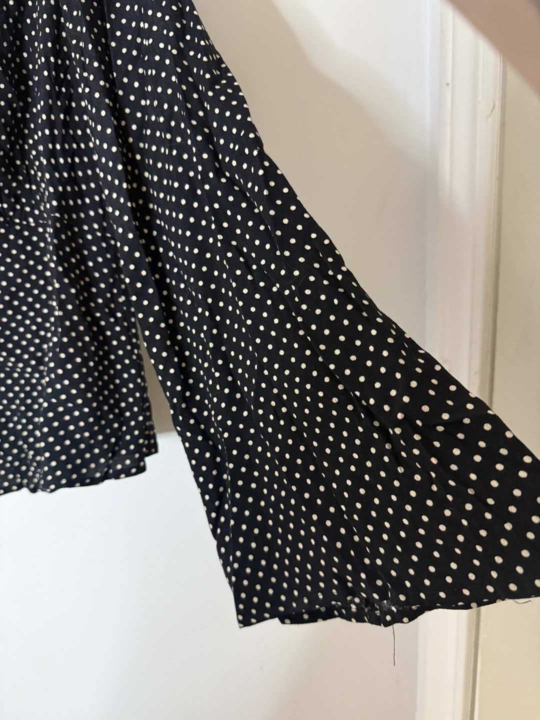 Ava & Viv Blouse Polka Dots and Tie Front (plus size) NWT - photo 3
