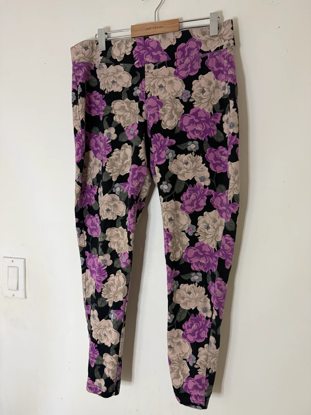 torrid Leggings - Purple & Cream Floral (1x)