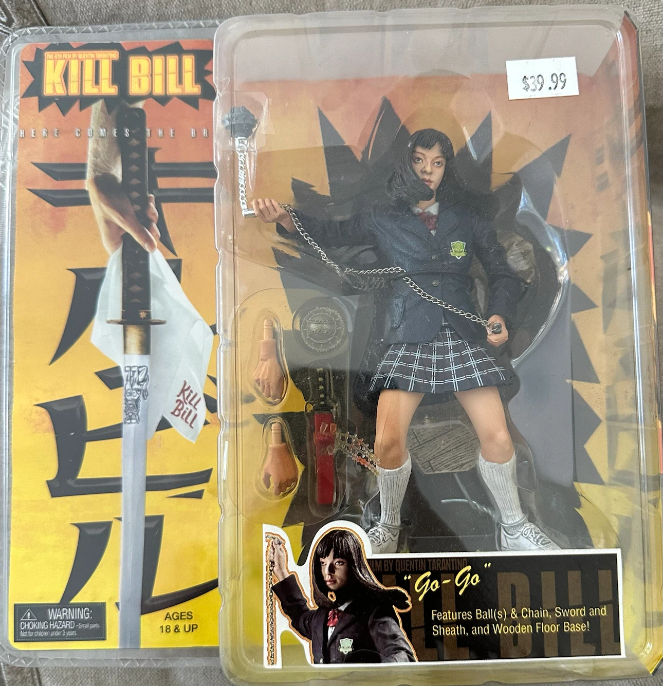 2004 Neca Kill Bill Vol. 1 "Go-Go Yubarni” Action Figure