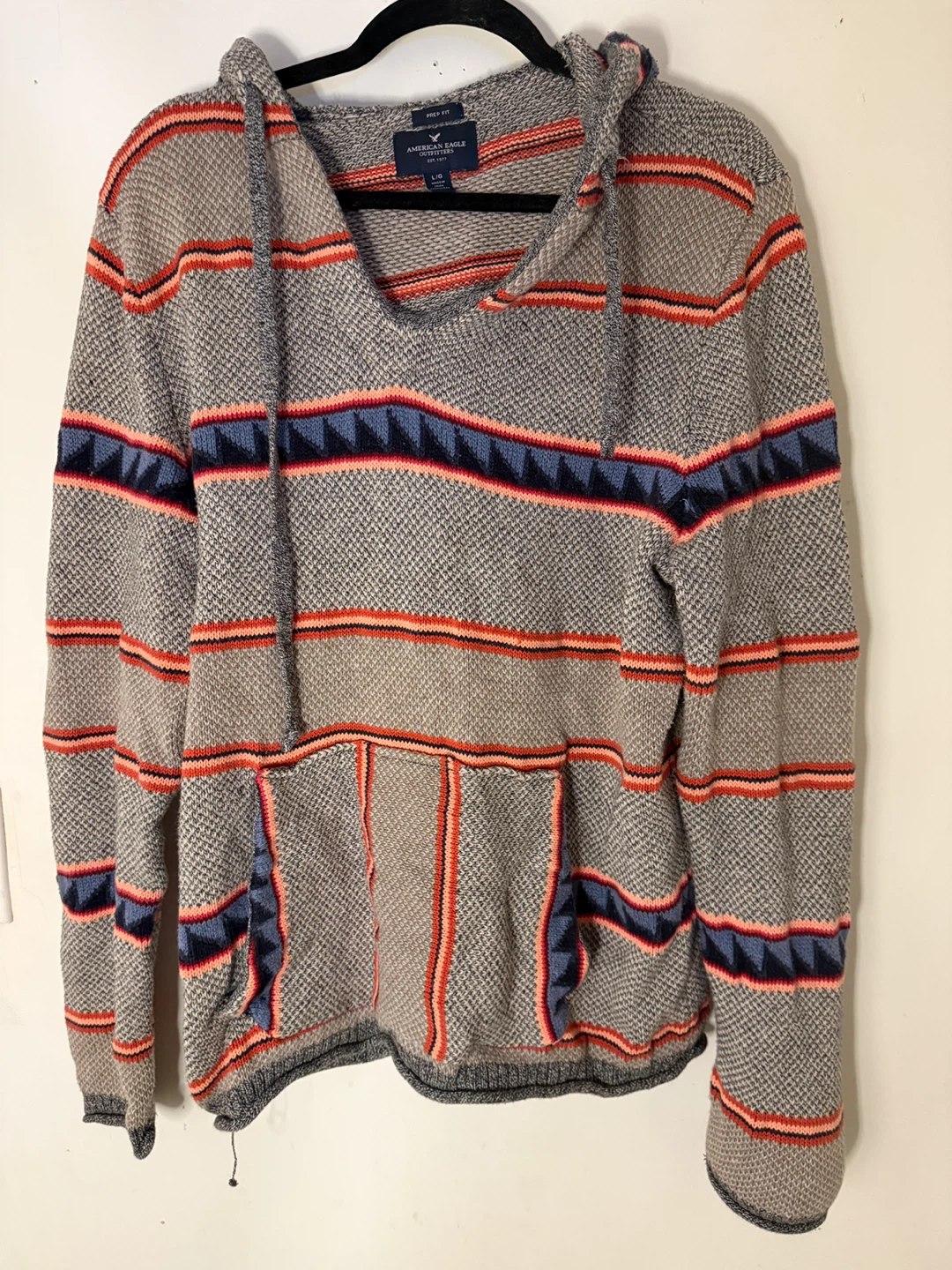 American Eagle Prep Fit Hooded Poncho (Large unisex)