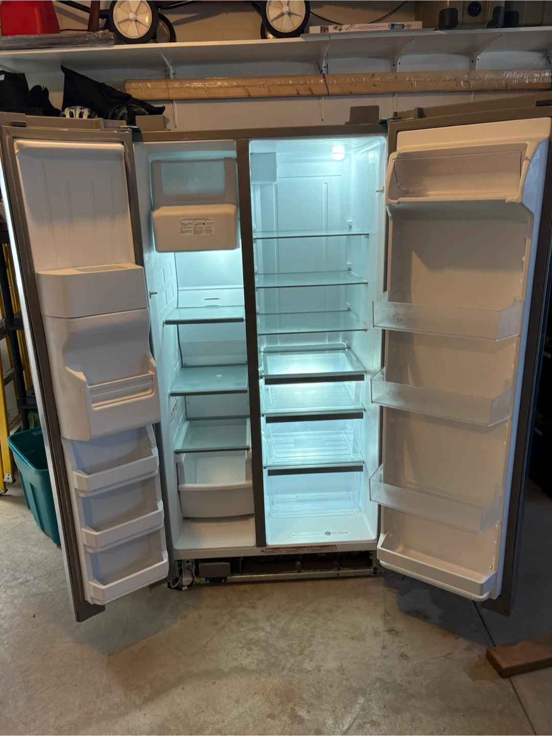 Whirlpool Side-by-Side Refrigerator with Ice and Water Dispenser - photo 2