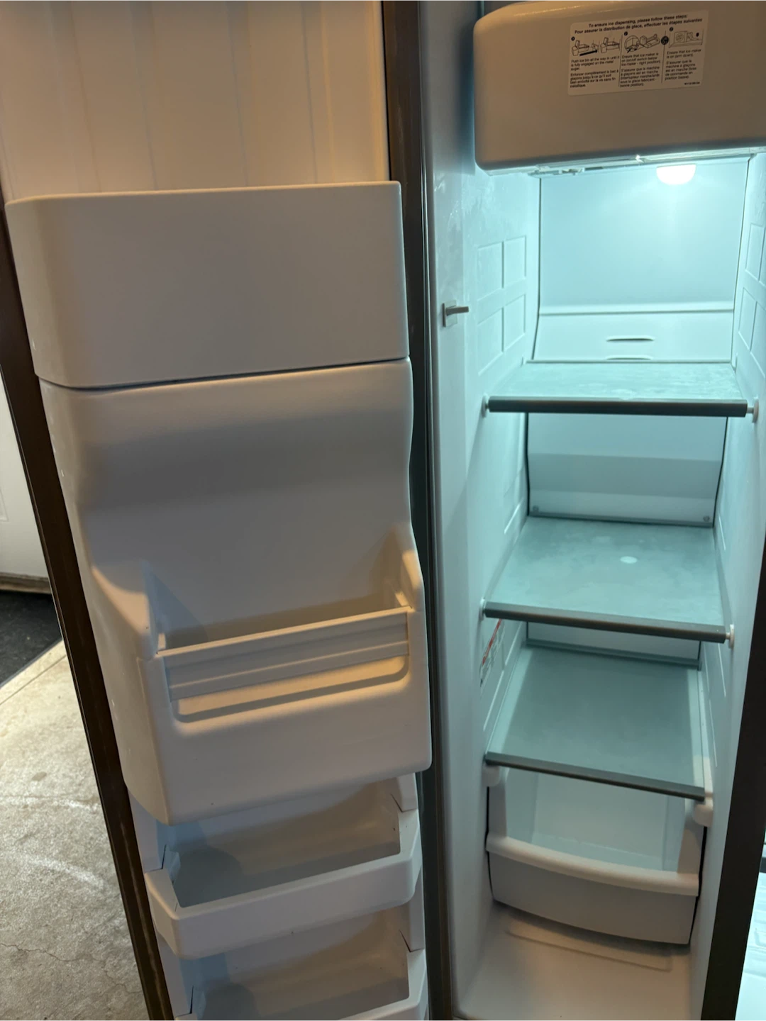 Whirlpool Side-by-Side Refrigerator with Ice and Water Dispenser - photo 3