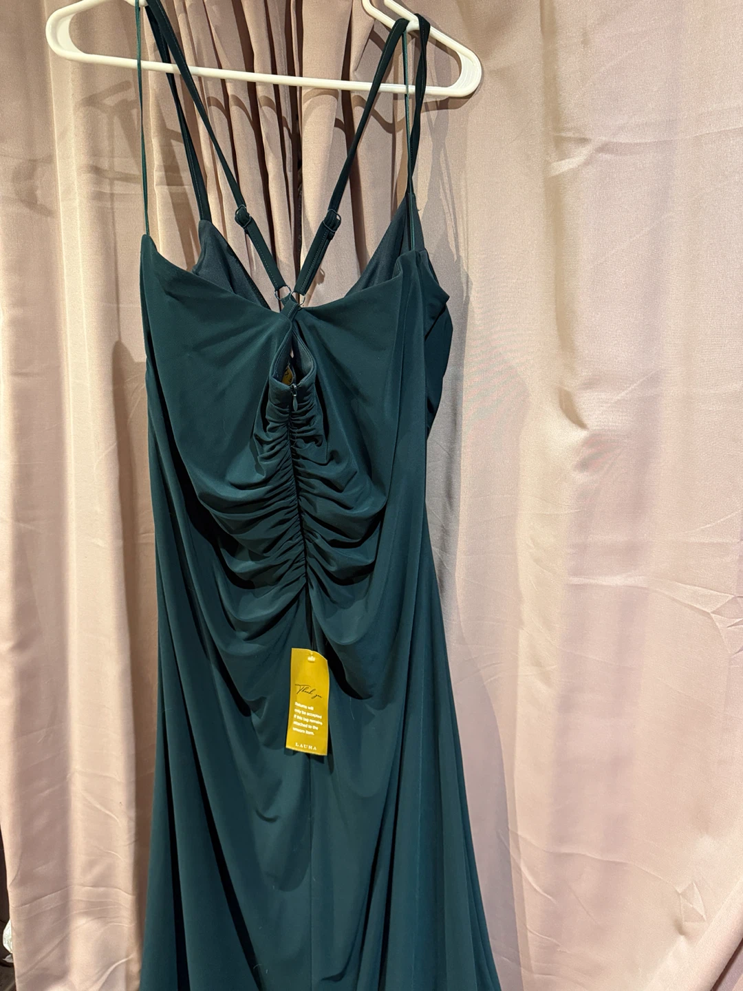 Formal Emerald Green Halter Dress (NWT) - photo 5