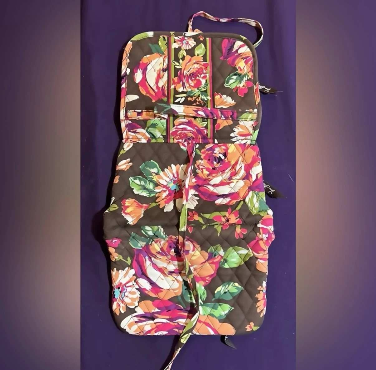 RARE Vera Bradley Travel Organizer Bag in English Rose - photo 3