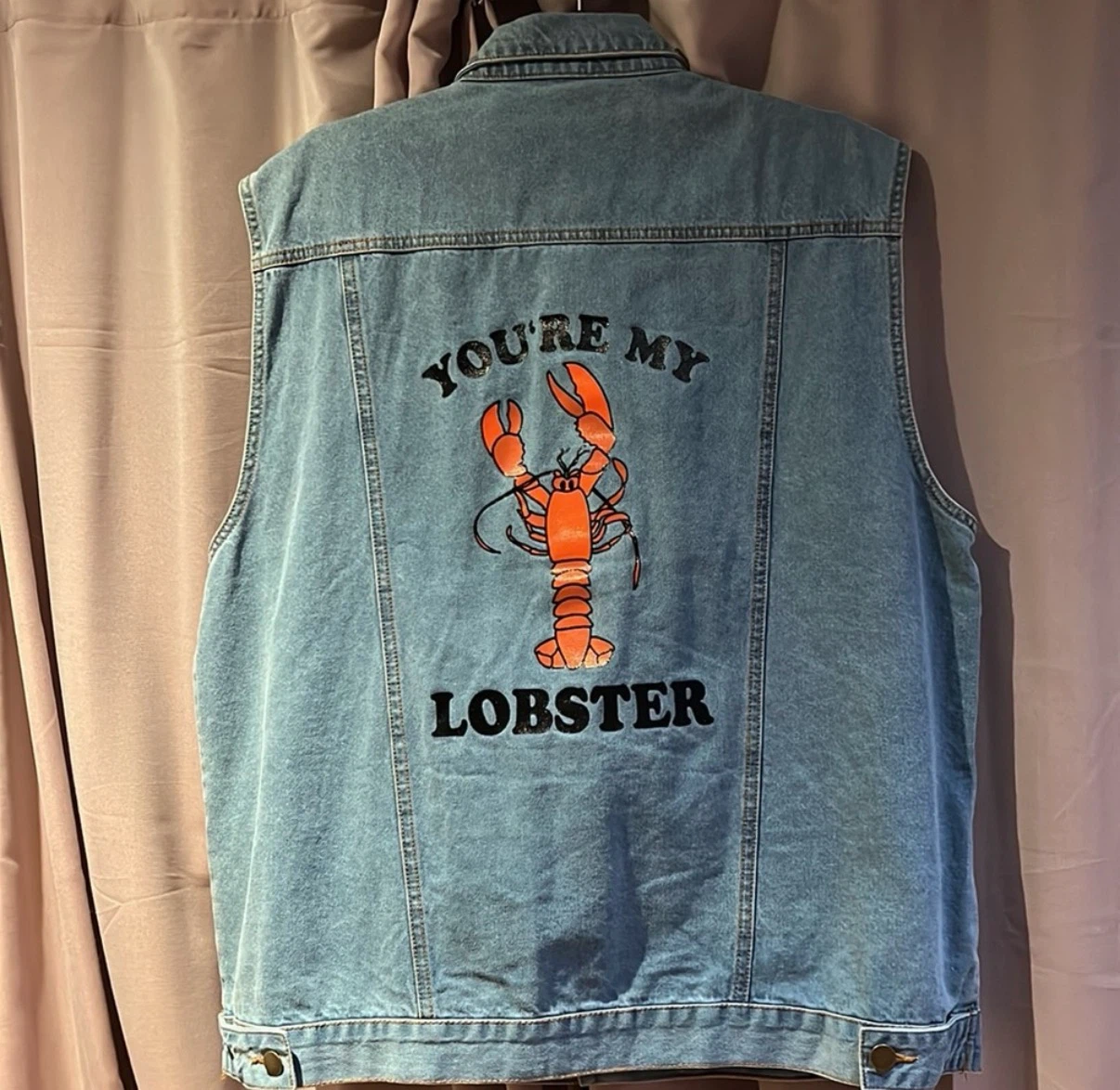 FRIENDS “You’re my lobster” Denim Vest