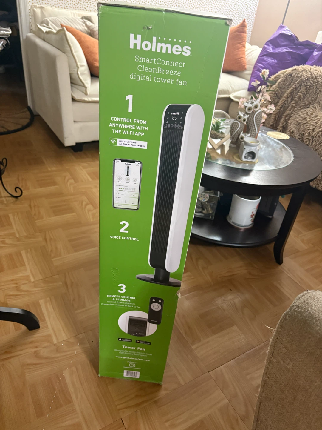 Holmes SmartConnect CleanBreeze Digital Tower Fan - photo 2
