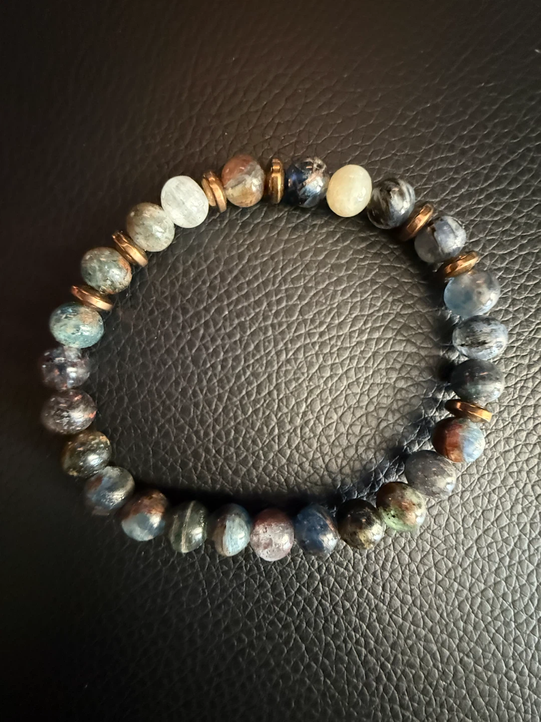 Locally made, hand bored gems with Morse code embedded - photo 3