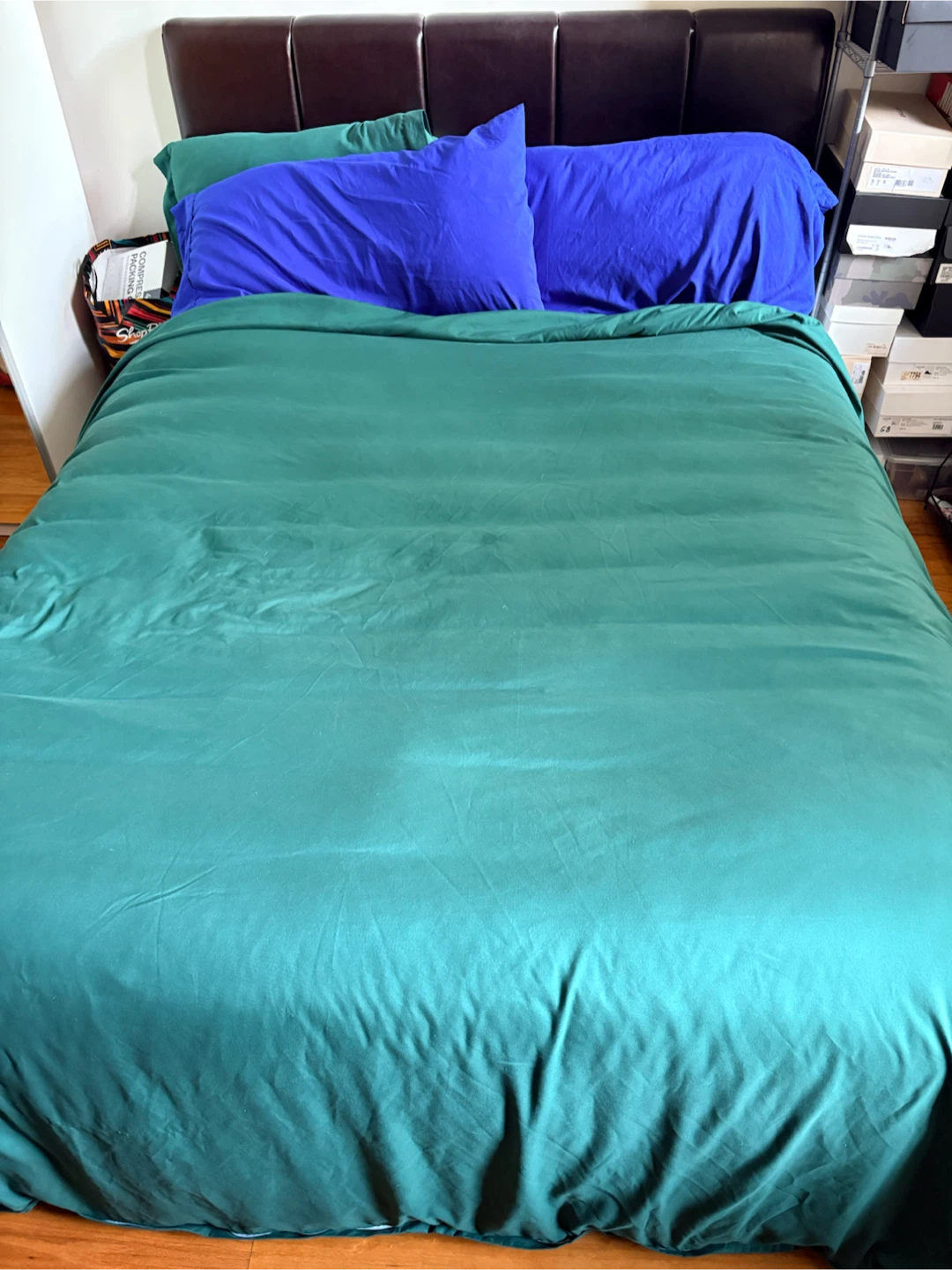 IKEA MALM Queen Lift Storage Bed/Headboard