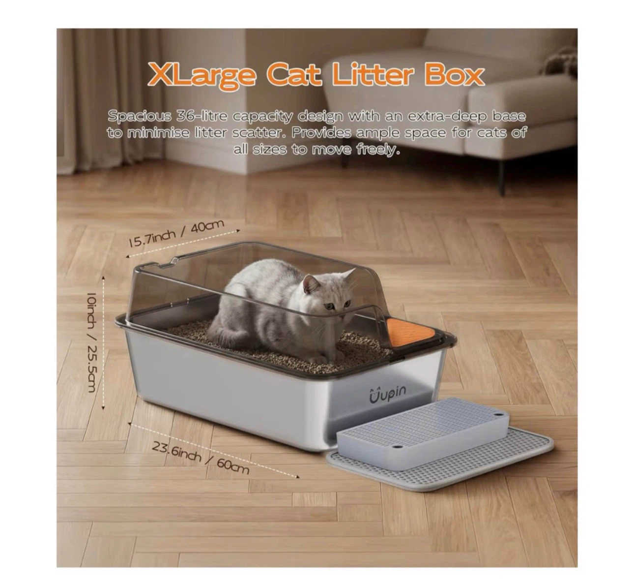 Brand new Stainless Steel Litter Box - photo 3