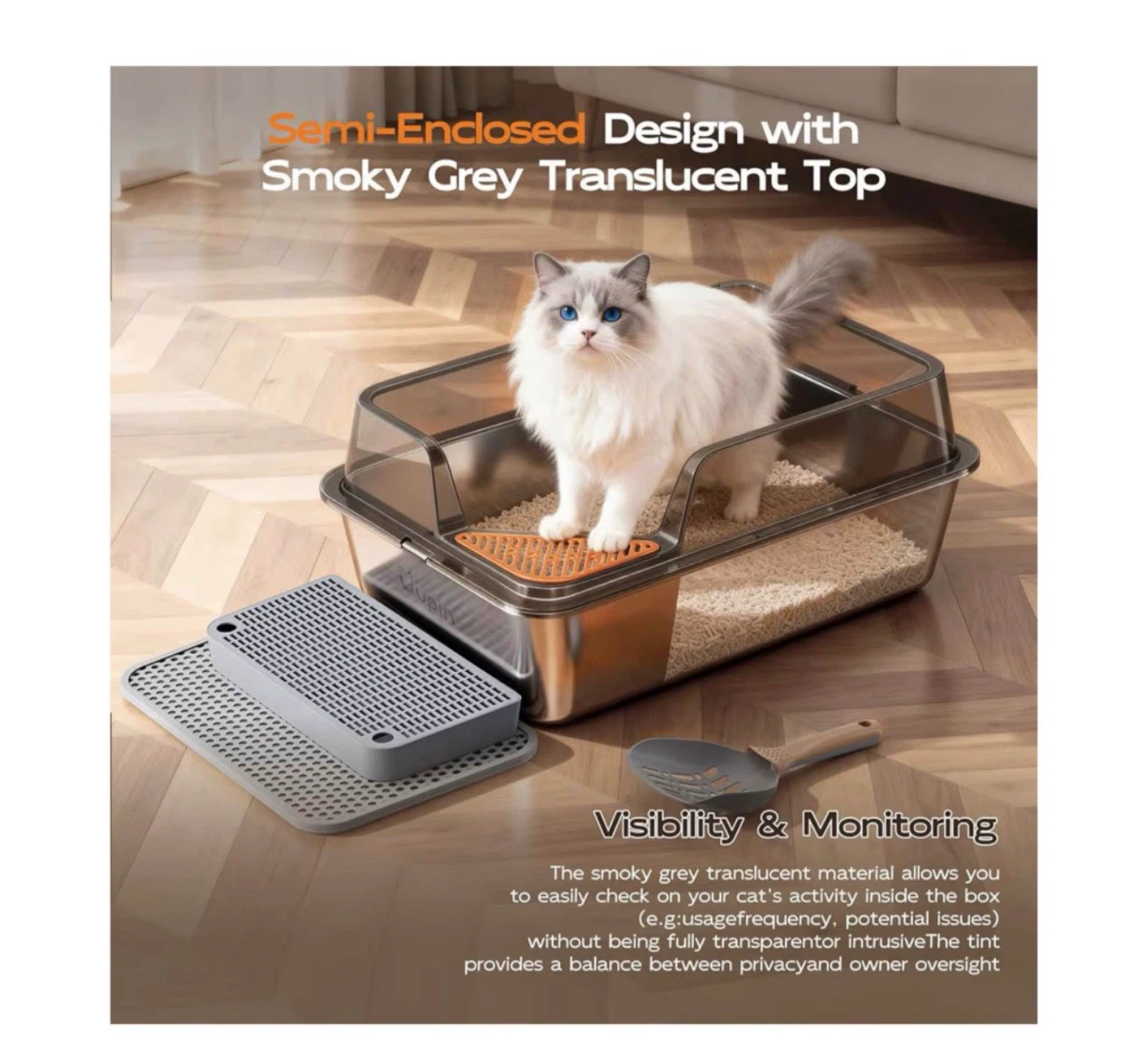 Brand new Stainless Steel Litter Box - photo 4