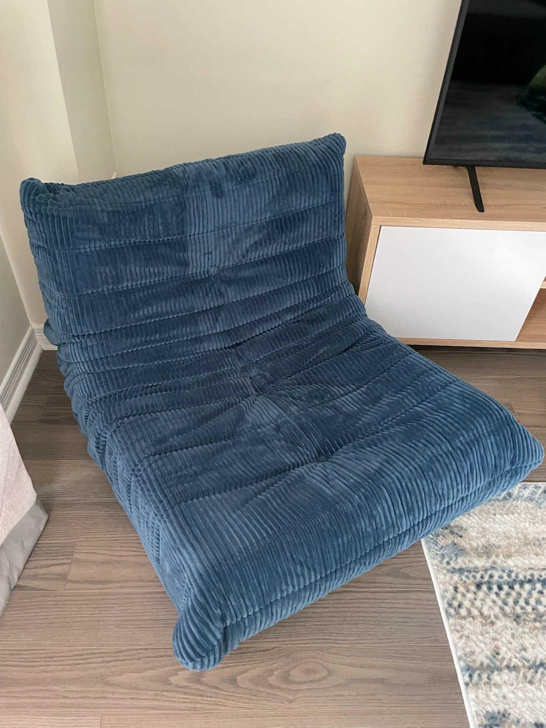 Blue Togo Comfy Floor Chair